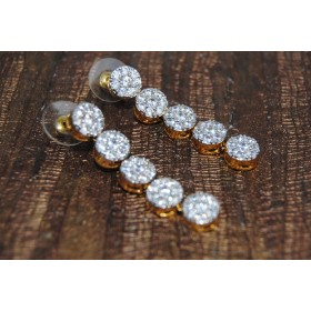  Sparkling Diamond Dangler Earrings 
